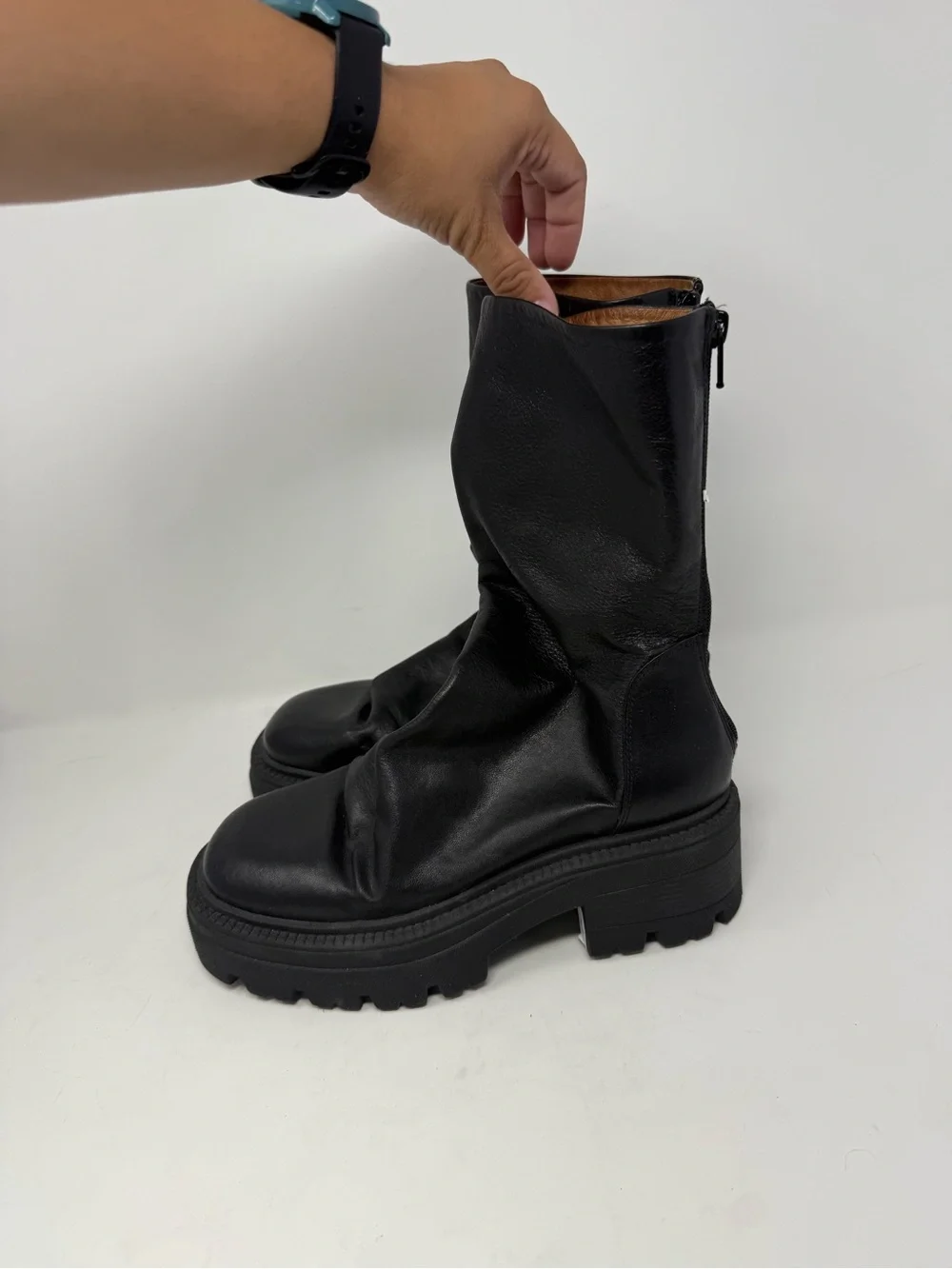 Free People Emma Ruched Boot Size 6.5